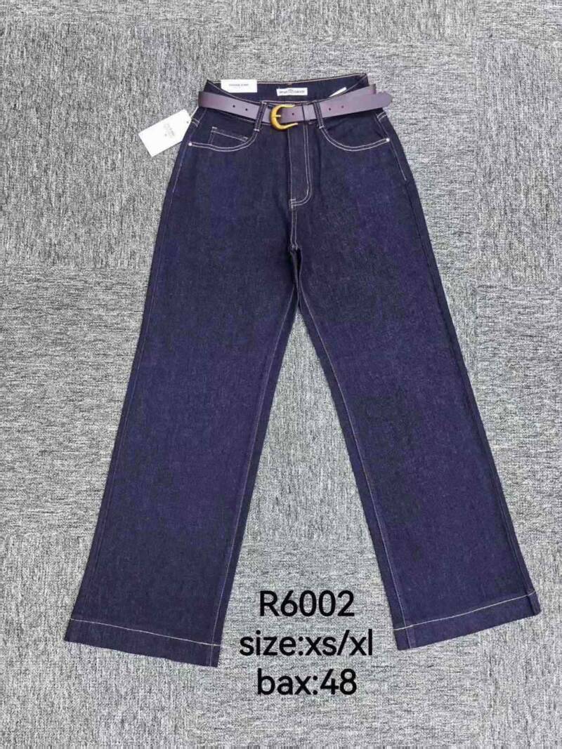 Spodnie damskie jeansy Roz XS-XL, 1 Kolor Paczka 12 szt